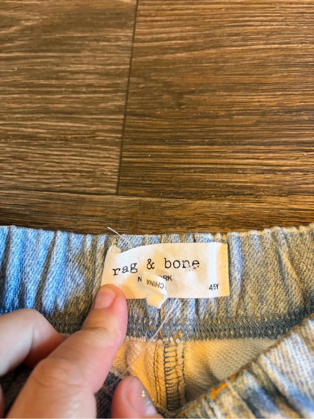 NWOT Rag & Bone Youth Mini Miramar Jogger In Nassau Size: 4/5Y